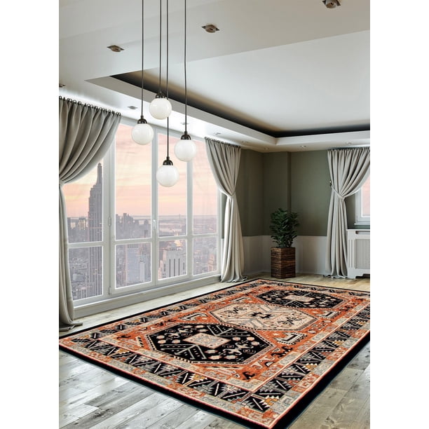 ECARPET Qashqai Navy Blue Rug Walmart.ca