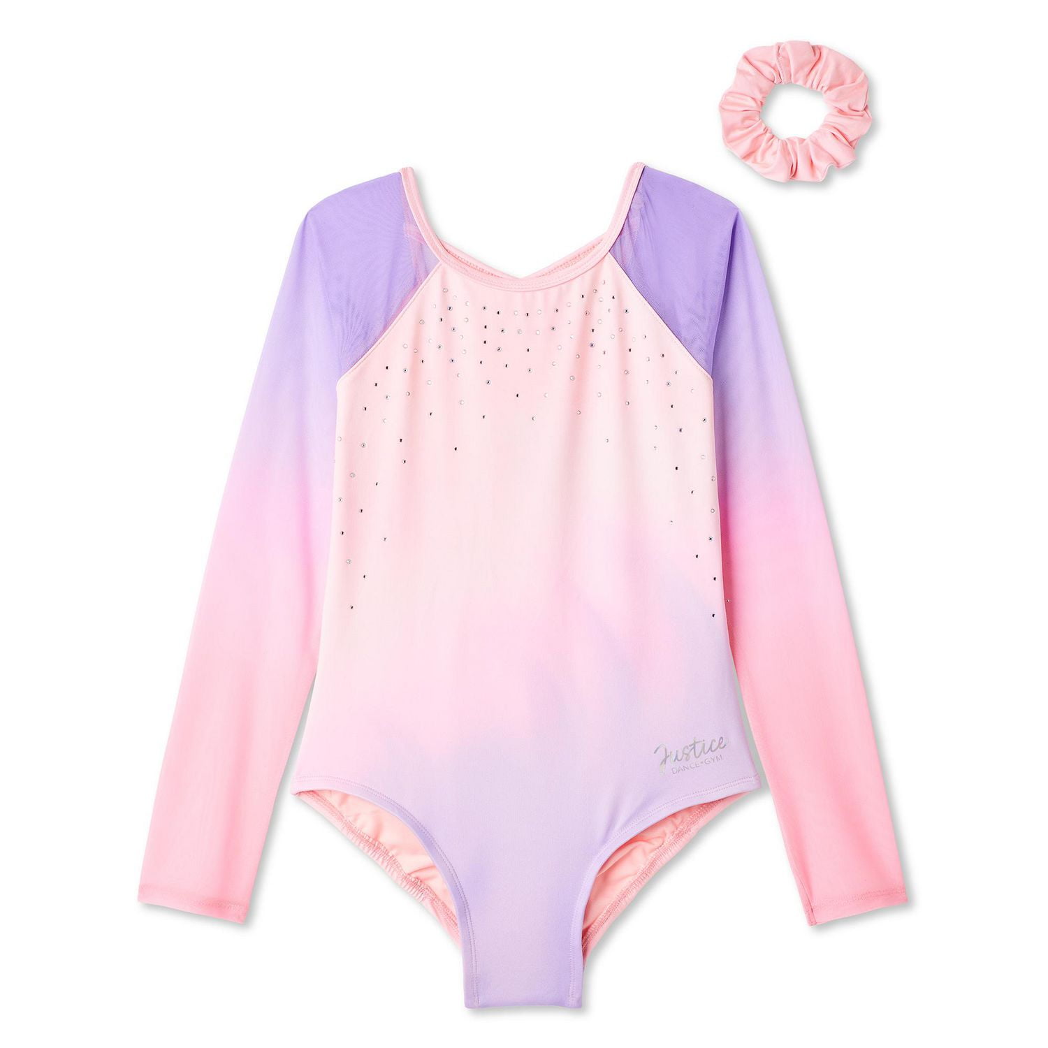 Justice Girls' Two Piece Printed Leotard Set