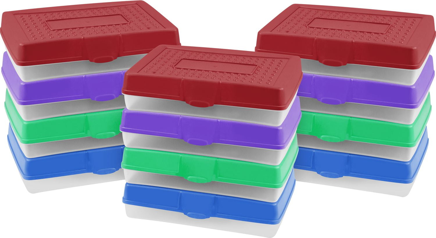 Storex Large Pencil Case/ Assorted Colors (12 units/pack) Walmart Canada