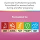 Supplément complet de vitamines et de minéraux multiples prénatal de Centrum 100 comprimés – image 5 sur 5