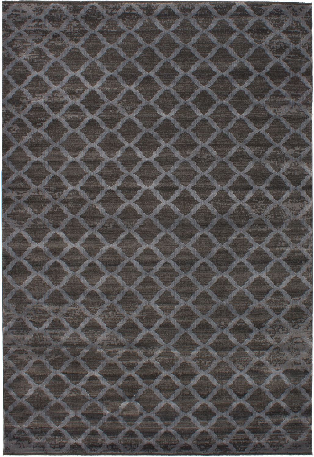 eCarpetGallery Chroma Dark Grey Polypropylene Rug 6'7" X 9'6" Walmart