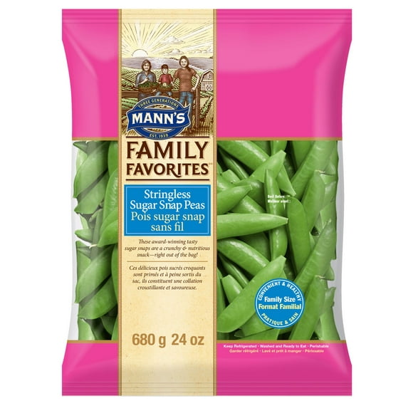 Mann's Stringless Sugar Snap Peas, 1.5 lb
