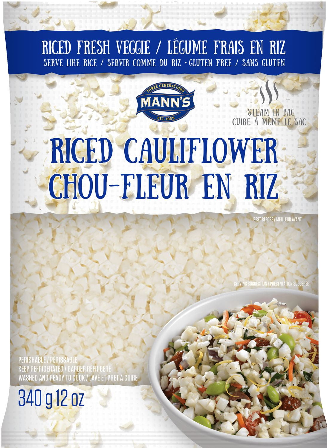 Mann's Riced Cauliflower Walmart Canada