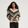 thumbnail image 1 of Mexx Women’s Printed Crochet Knit Top, 1 of 5