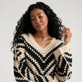 thumbnail image 3 of Mexx Women’s Printed Crochet Knit Top, 3 of 5
