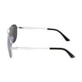 thumbnail image 3 of George Men's Silver Aviator Sunglasses, 3 of 3