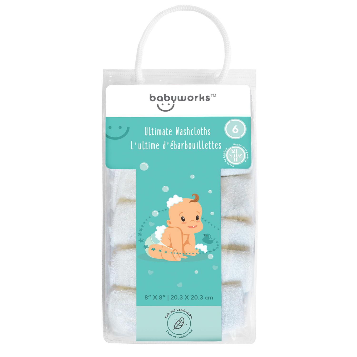 Baby Works™ Bamboo Ultimate Washcloths Walmart Canada