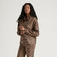 thumbnail image 2 of Mexx Women’s Leopard Print Faux Suede Jacket, 2 of 5