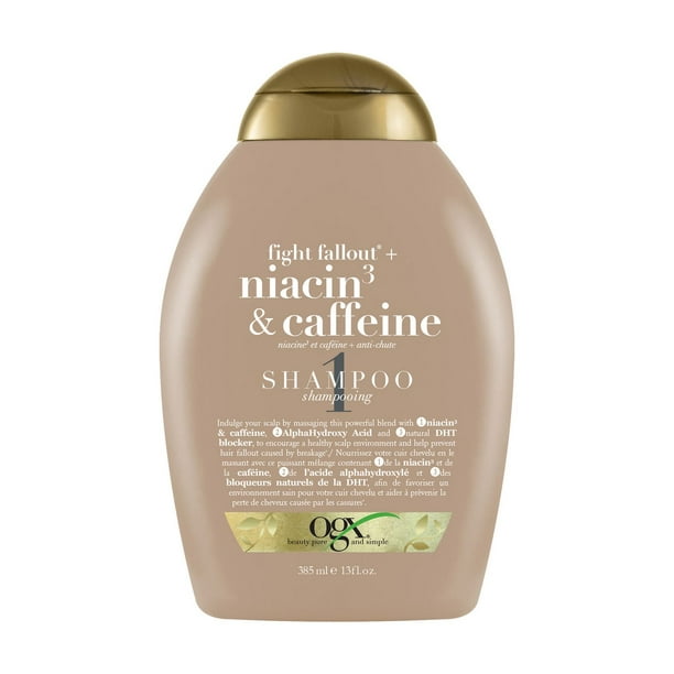 Shampoing niacine3 et caféine + anti-chute d'OGX