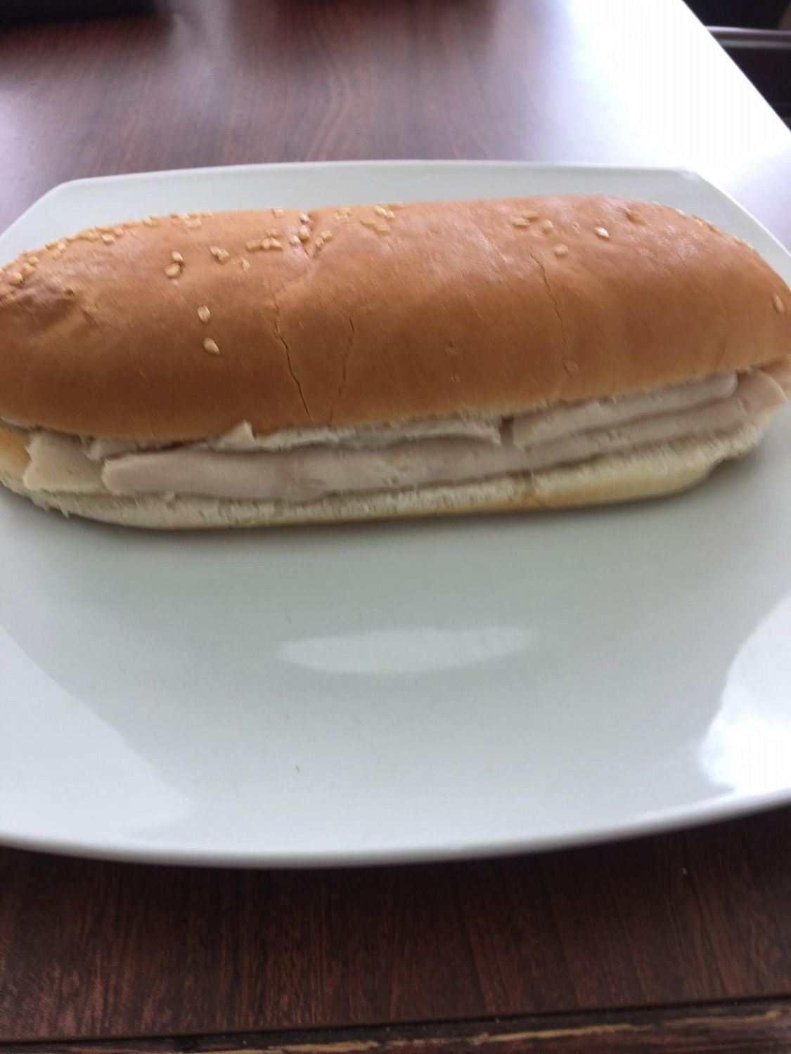 Turkey and Cheese 8" Sandwich Walmart Canada