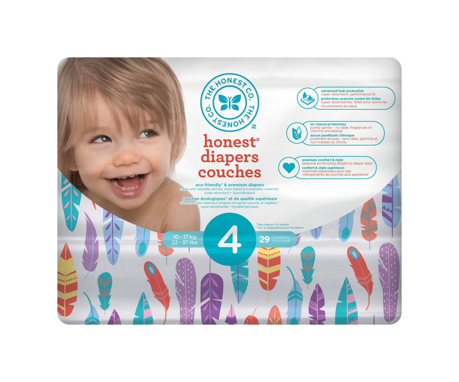 honest diapers size 0