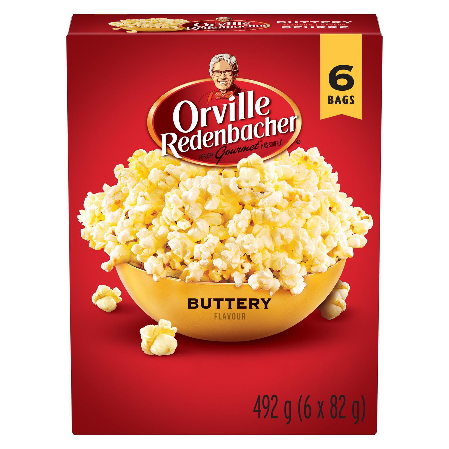 Orville Redenbacher s Gourmet Microwave Popcorn Buttery Flavour 
