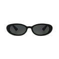 thumbnail image 2 of No Boundaries Women's Black Oval Sunglasses, 2 of 3