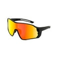 thumbnail image 1 of Workload Black and Red Shield Sunglasses, 1 of 3