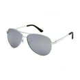 thumbnail image 1 of George Men's Silver Aviator Sunglasses, 1 of 3