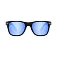 thumbnail image 2 of George Men's Black and Blue Square Sunglasses, 2 of 3