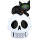 Airblown Skull w/Cat Scene – image 1 sur 2