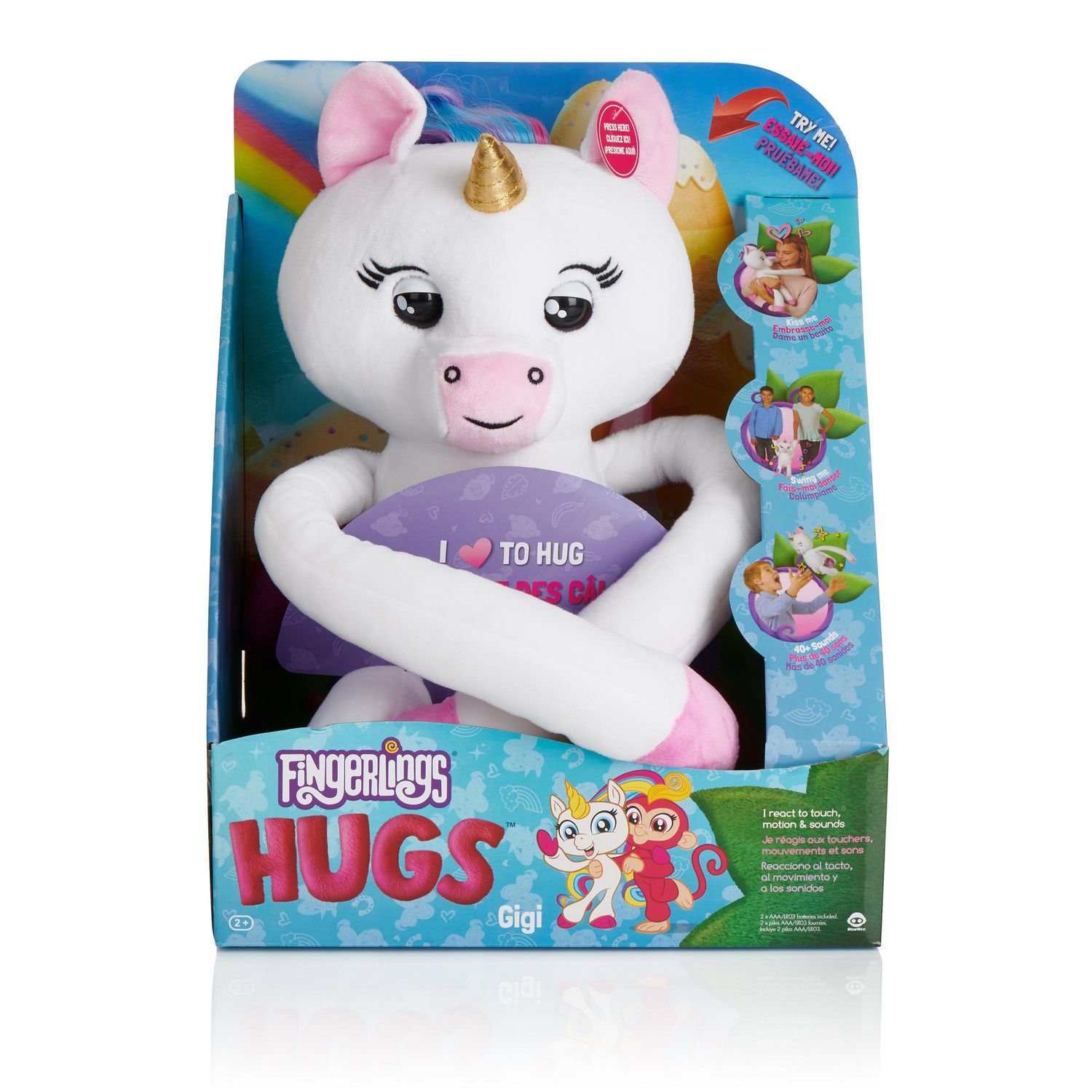 Fingerlings on sale huggable unicorn