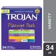 Assortiment Trojan Plaisirs variés condoms lubrifiés 34 condoms lubrifiés en latex – image 1 sur 7