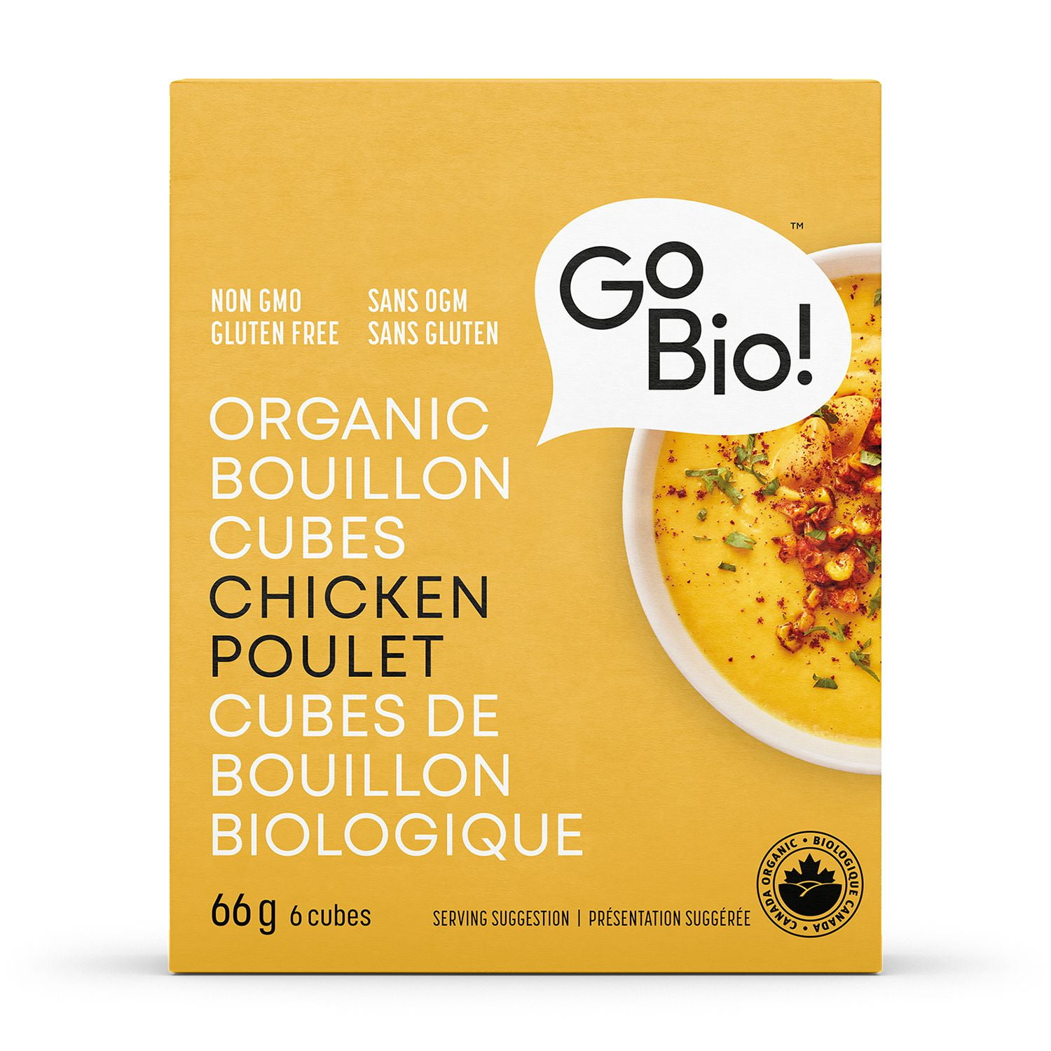 Go Bio Gluten Free Chicken Bouillon Cube Organic Walmart Canada