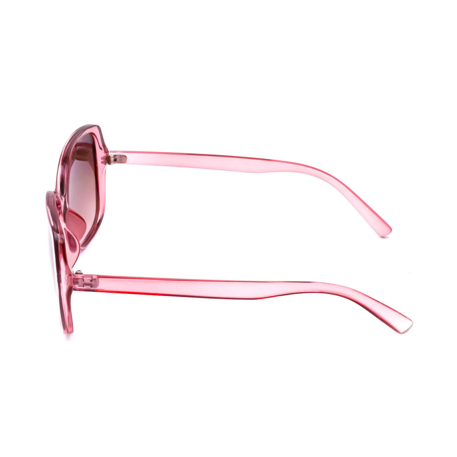 Madden NYC Women's Pink Oversized Square Sunglasses