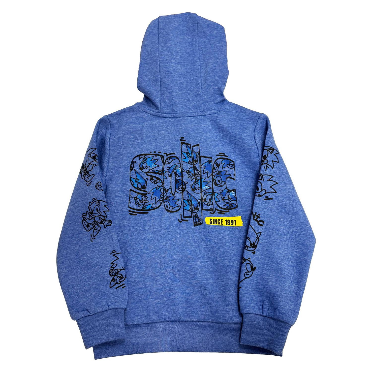 Sonic Boys Doodle Long Sleeve Hoodie