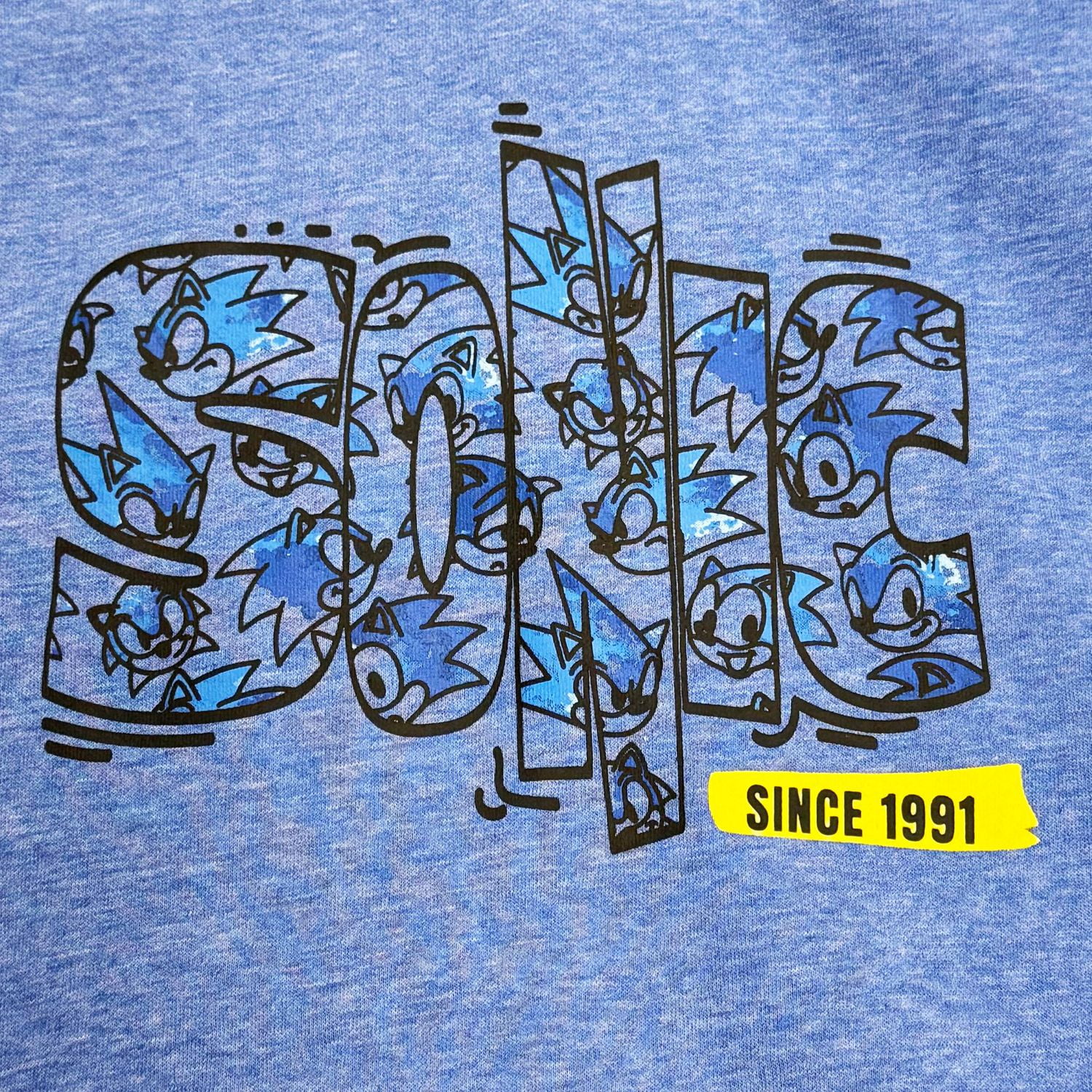 Sonic Boys Doodle Long Sleeve Hoodie