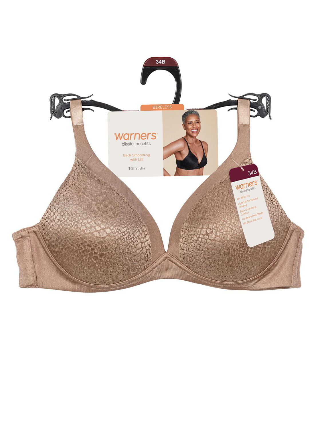 Soutien gorge sans armatures Warner's (RM9051E) Tailles 36B à 38D