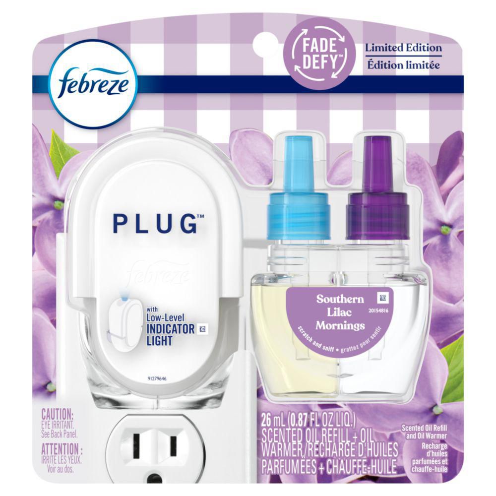 Febreze Fade Defy PLUG Air Freshener & Odor Fighter Starter Kit