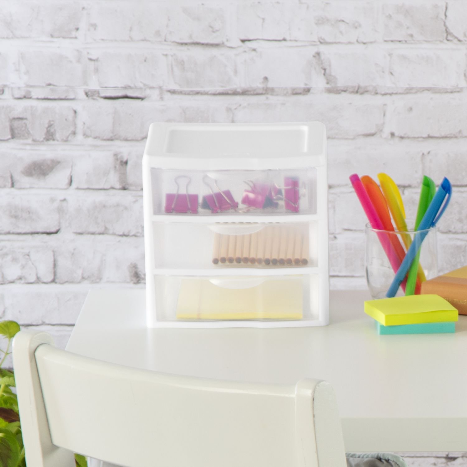 Sterilite Small Drawer Unit White Meijer, 54 OFF