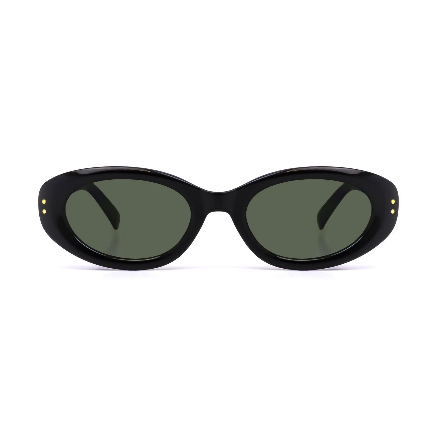 Madden NYC Women's Black Oval Sunglasses