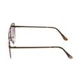 thumbnail image 3 of Madden NYC Women's Brown Aviator Sunglasses, 3 of 3