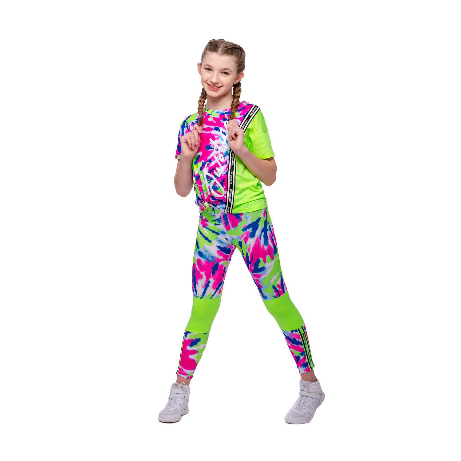  Aflyko Mardi Gras Girls' Leggings Party Color Kids Workout Pants  Dance Tights 4-10T Multicoloured: Clothing, Shoes & Jewelry