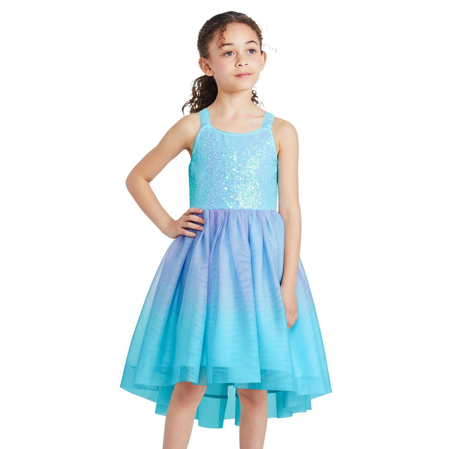 Robe en maille à effet dégradé George pour filles