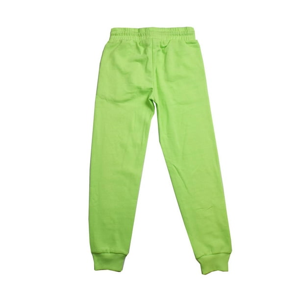 Pantalon de jogging polaire pour fille - Vert - Taille 110-170 - Respirant  - Multisport - Confortable et chaud