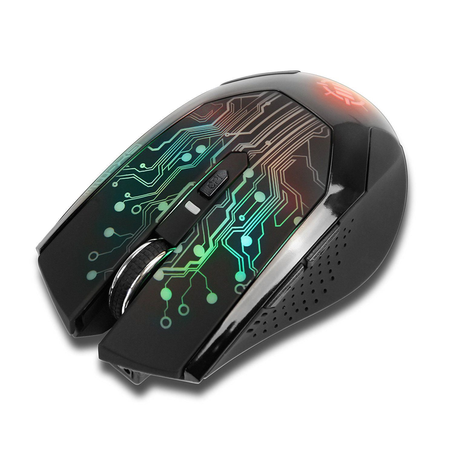 Enhance Voltaic 3500 Dpi Wireless Optical LED Gaming Mouse with 2.4GHz