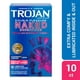 Trojan Sensations nues Double Peasure condoms lubrifiés 10 condoms lubrifiés en latex – image 1 sur 7