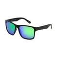 thumbnail image 1 of TropicCal Mens Black and Green Square Sunglasses, 1 of 3