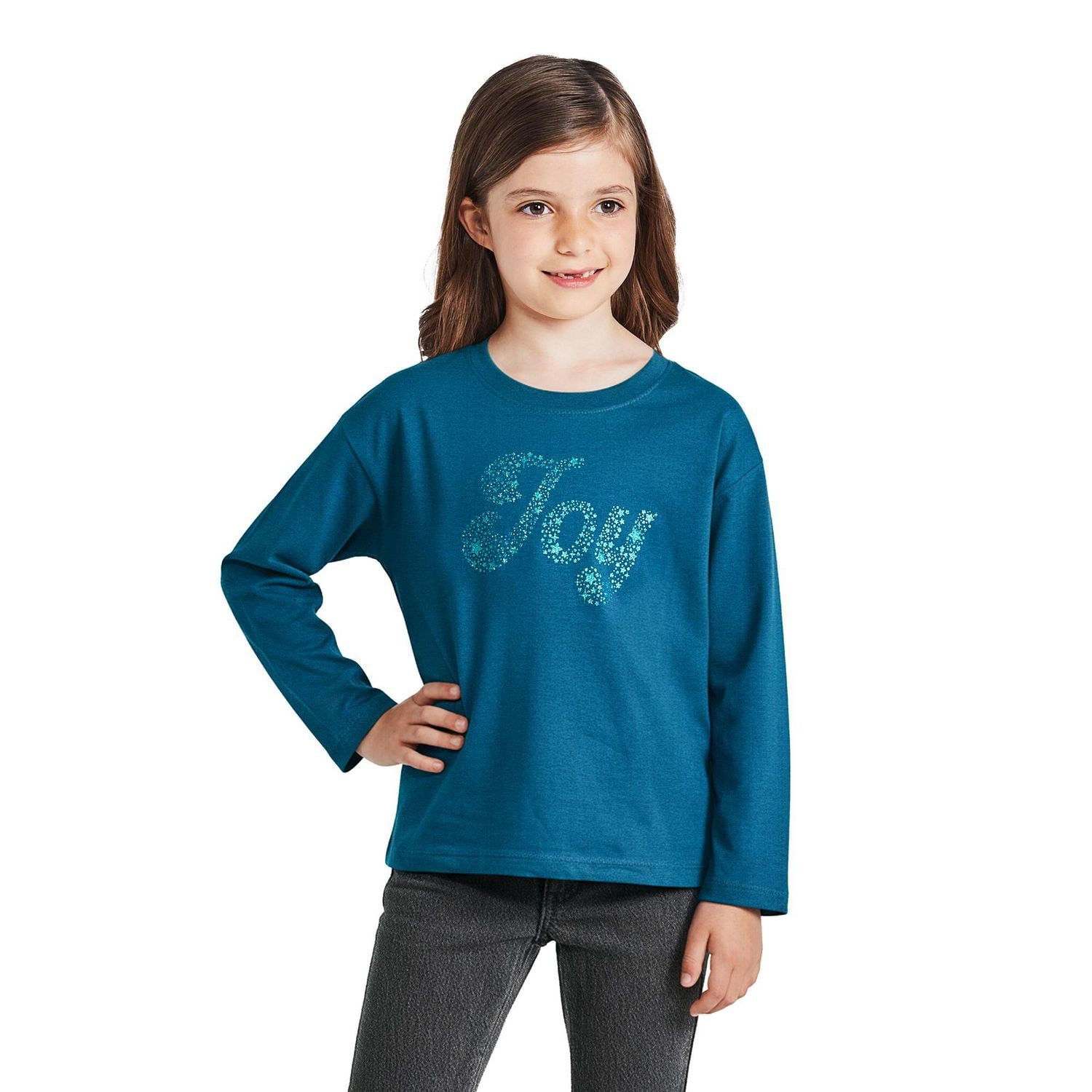 George Girls' Graphic Long Sleeve Tee