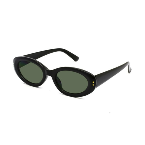 Madden NYC Women's Black Oval Sunglasses