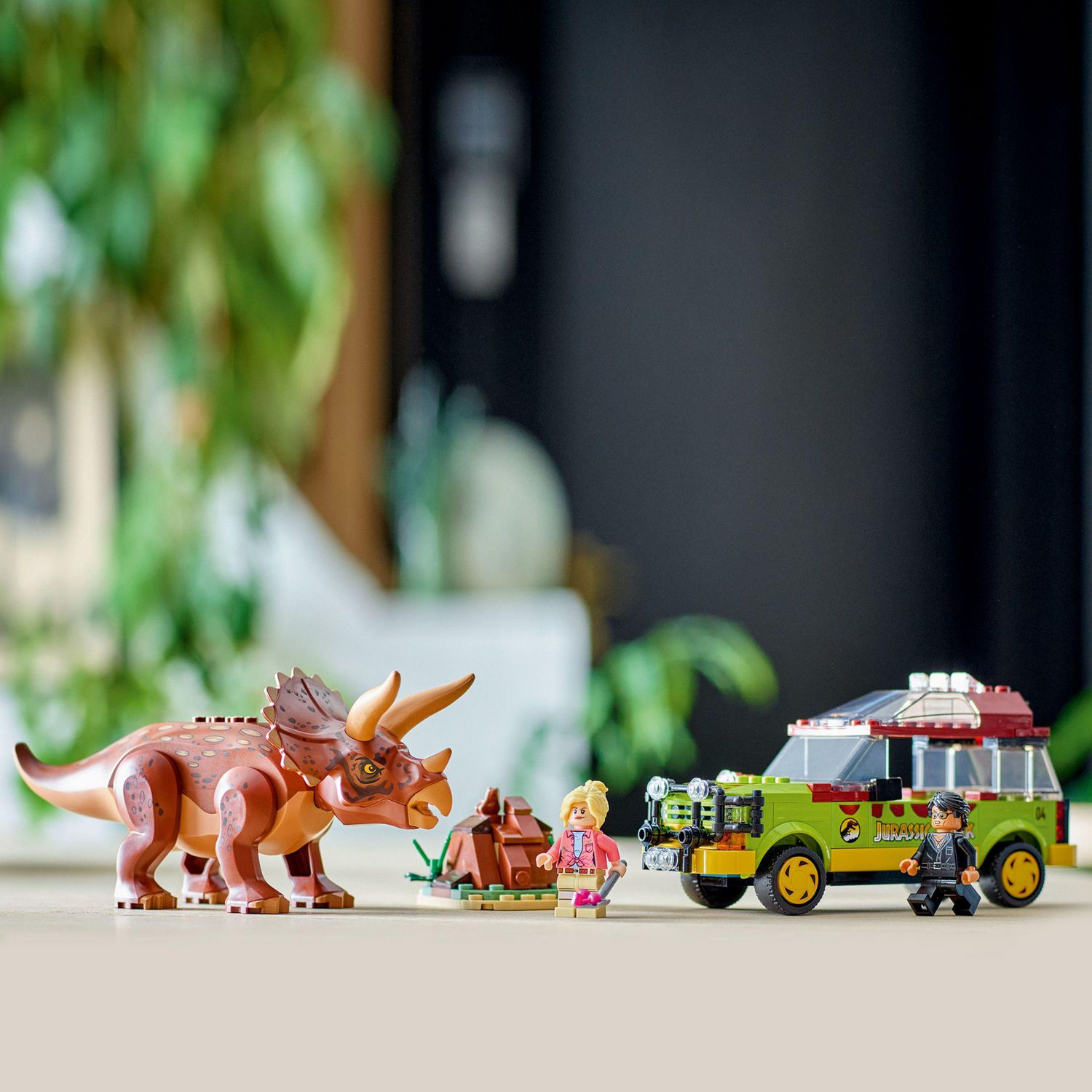 Jeux de construction recherche du triceratops Lego JWorld