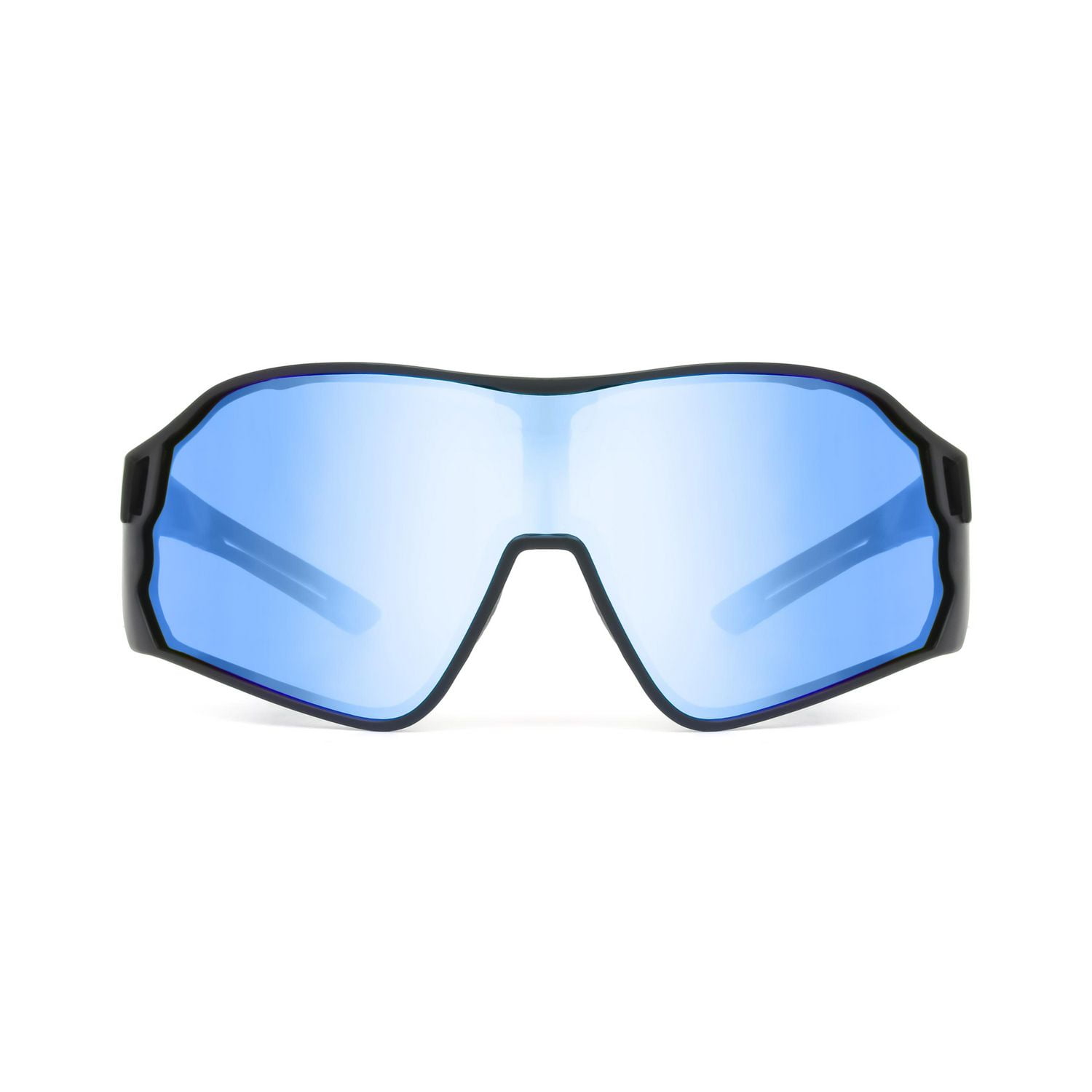 Workload Black and Blue Shield Sunglasses