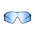 thumbnail image 2 of Workload Black and Blue Shield Sunglasses, 2 of 3