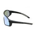 thumbnail image 3 of Workload Black and Blue Shield Sunglasses, 3 of 3