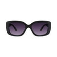 thumbnail image 2 of Madden NYC Women's Oversized Black Rectangle Sunglasses, 2 of 3