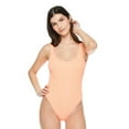 thumbnail image 1 of No Boundaries Women's Scoop Neckline Swimsuit, 1 of 6