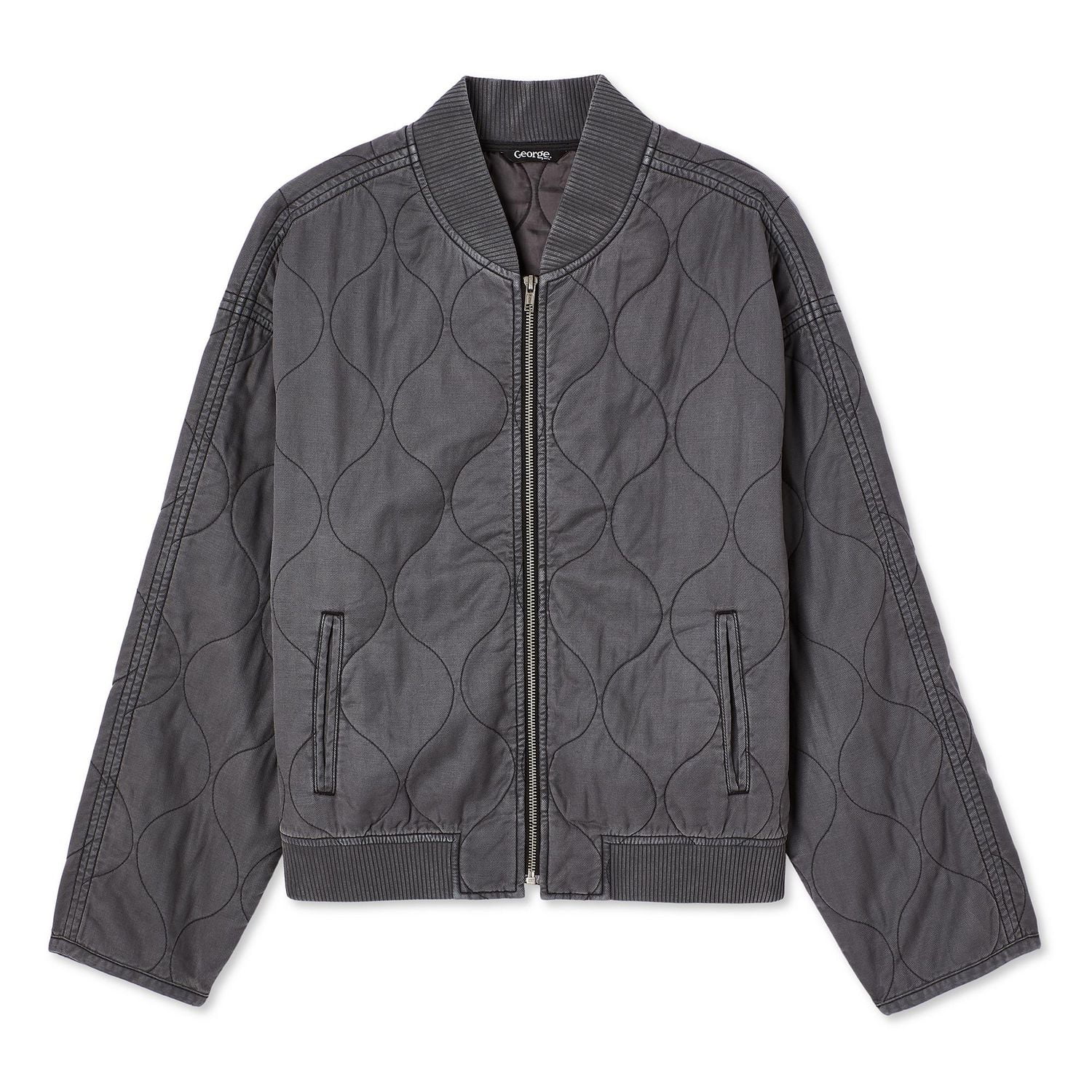 George Women's Quilted Bomber Jacket, Sizes XS-XXL