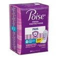 thumbnail image 2 of Poise Incontinence Pads for Women, 4 Drop, Moderate Absorbency, 2 of 7