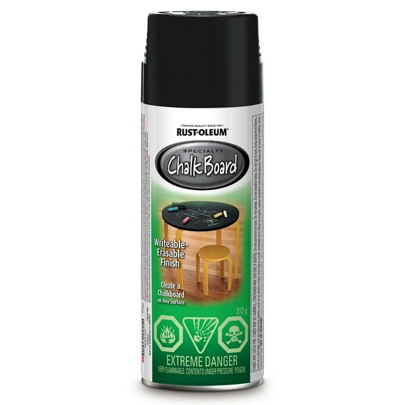 Rust-Oleum Specialty Chalkboard Black Spray Paint, 312 g