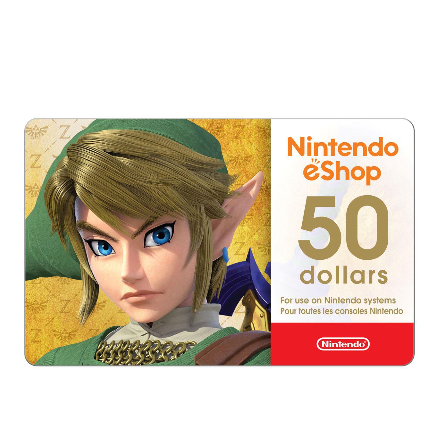 Nintendo eShop USA 50 USD – Gifty Code
